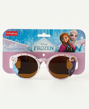 Babyhug Disney Frozen Free Size Sunglasses - Light Pink