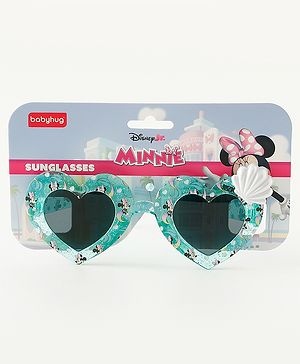 Babyhug Disney Jr. Minnie Free Size Sunglasses With Shell Applique  - Light Blue