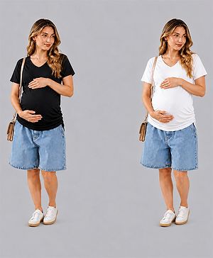 TUMMY Pack Of 2 Viscose Half...