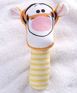 Babyhug Disney Tigger Hand Rattle |Disney Theme|Tigger Hand Rattle | Ideal for Babies| Safe, Fun & Stimulating for Infants | Helps Develop Motor Skills | Perfect Gift for Infants| BIS Certified