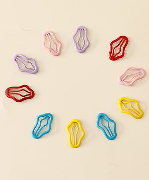 Babyhug Snap Clips Pack of 5 - Multicolor