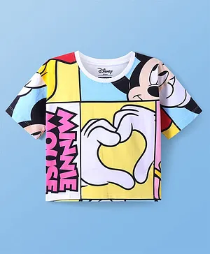 Pine Kids
                              Marvel Terry Knit Half Drop Shoulder
                              Sleeves T-Shirt with Minnie & Friends
                              Graphics - White