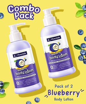 Pine Kids Blueberry Body Lotion Pack of 2 -  250 ml each