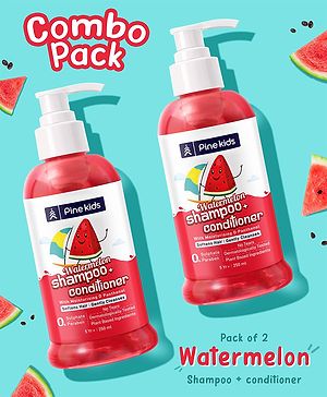 Pine Kids Watermelon Shampoo & Conditioner Pack of 2 -   250 ml each