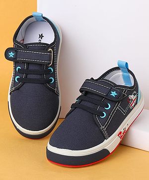 Cute Walk by Babyhug Velcro Closure Casual Shoes - Navy Blue