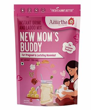 Amirtha Health Foods - New Moms Buddy - 200g | Lactation drink | Increases Breastmilk supply