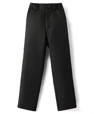 Kookie Kids
                              Woven Full Length Solid Back Elasticated
                              Pant With Pockets - Black