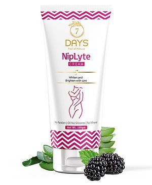 7 Days Natural  Organic NipLyte Whitening Cream For Women - 100 g