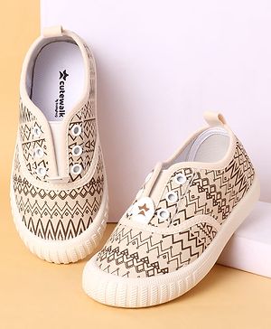 Cute Walk by Babyhug Slip On Casual Shoes  - Beige