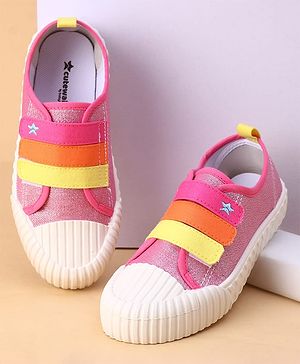 Cute Walk by Babyhug Velcro Closure Casual Shoes - Fuchsia