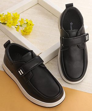 Cute Walk by Babyhug Velcro Closure Formal Shoes - Black