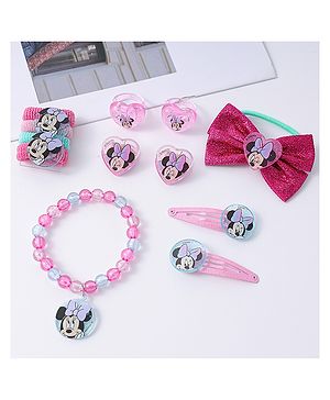 Babyhug Kids Free Size Hair Accessories Combo Set Free Size - Purple