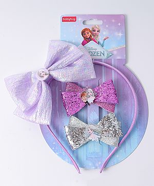 Babyhug Disney Free Size Hair Accessories Combo Set - Multicolor