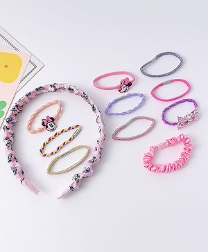 Babyhug Disney Free Size Hair Accessories Combo Sets - Multicolor