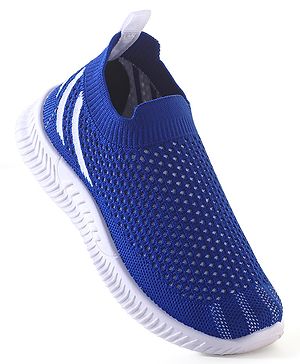Pine Kids Slip On Knitted Sneakers - Blue