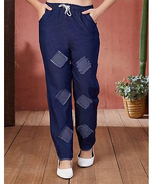 Aarika Denim Woven Square Patch...