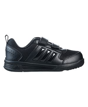 Adidas Kids School Shoes with Velcro Closer - Black