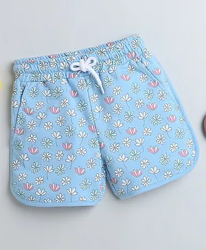 BUMZEE
                              Cotton Woven Above Knee Length Shorts
                              Floral Print - Light Blue