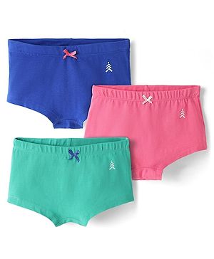 Pine Kids Cotton Elastane Knit Solid Colour Hipsters (Colour May Vary)