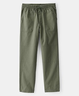 Carter's Knit Full Length Solid Color Trouser - Green