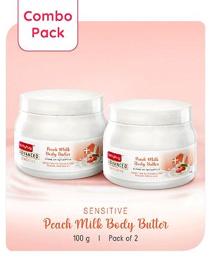 Babyhug Cream With Advanced Peach Milk Butter Pack Of 2 - 100 g Each