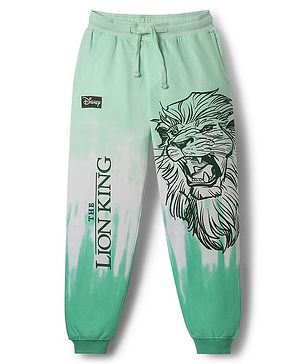 Pine Kids Disney 100% Cotton Full Length Lounge Pant With Lion King Graphics - Light Green