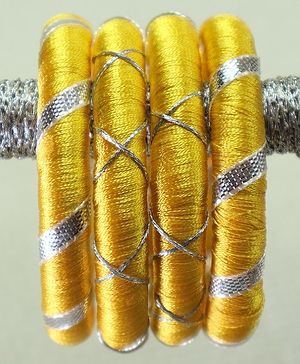 Kamule Silk Set Of 2 Thread &...