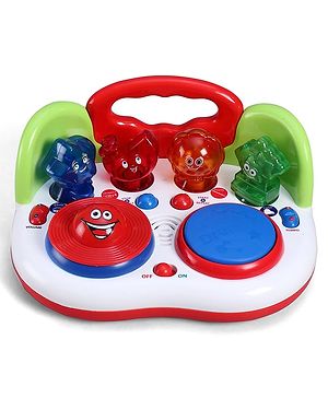 Babyhug Little DJ Mixer  Interactive Musical Toy with Lights, Fun Sound Effects & Sensory Play for Babies & Toddlers| Hand-eye Co-ordination| Toddler Gifting Option| Sensory Play