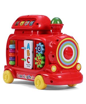 Babyhug Learn & Play Train Phone  Interactive Musical Toy with Lights & Fun Sounds for Kids| Free-wheel Vehicle| Hand-eye Co-ordination| Toddler Gifting Option| Pretend Play