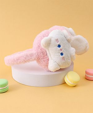 Babyhug Ear Muffs with Kitty Design - Pink