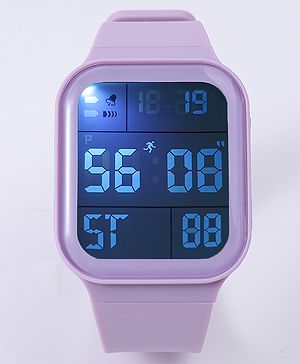 Pine Kids Solid Digital Watch Free Size - Purple