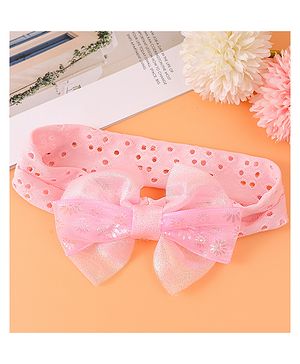 Babyhug Bow Applique Headband - Pink