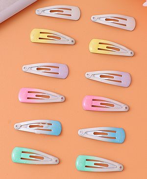 Babyhug Snap Clips  Pack of 12 -  Multicolour