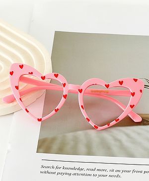 Babyhug Free Size Heart Shape Sunglasses - Pink