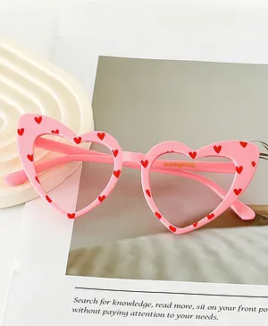 Babyhug Free Size Heart Shape Sunglasses - Pink