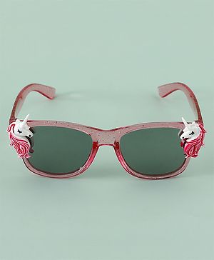 Babyhug Free Size Unicorn Applique Sunglasses - Fuchsia