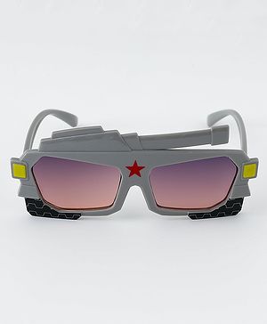 Babyhug Sunglasses With Ammunition Tanker Shape - Grey