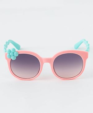 Babyhug Sunglasses With Floral Applique - Pink