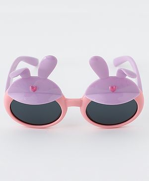 Babyhug Sunglasses with Bunny Ear Applique - Pink