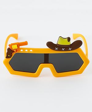 Babyhug Sunglasses With Applique - Yellow