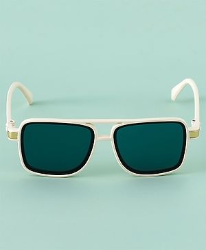 Babyhug Rectangle Shaped Sunglasses - White