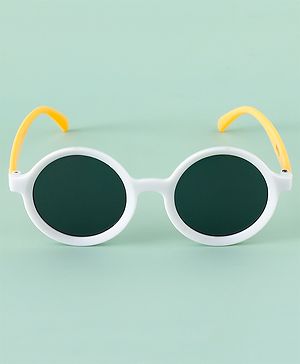 Babyhug Round Shaped Sunglasses - White