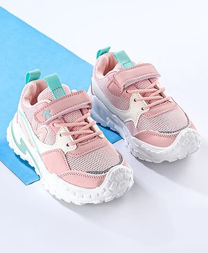 Cute Walk by Babyhug Velcro Closure Sneaker Shoes - Pink