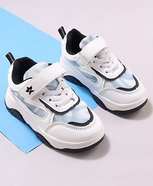 Cute Walk by Babyhug Velcro Closure Sneaker Shoes - White