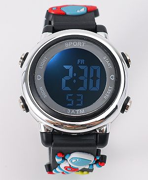 Babyhug Free Size Digital Watch -Black