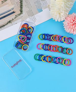 Babyhug Rubber Bands & Scrunchies Sets - Multicolor