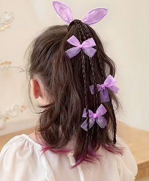 Babyhug Hair Rubber Bands Free Size - Purple