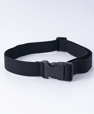 Pine Kids Solid Color Belt  - Black