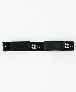 Babyhug Belt With Car Print - Black