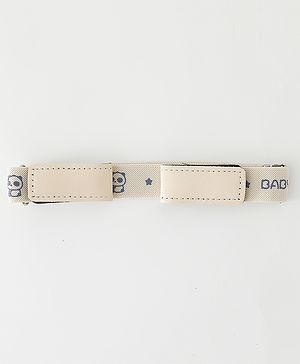 Babyhug Belt With Panda Print - Cream